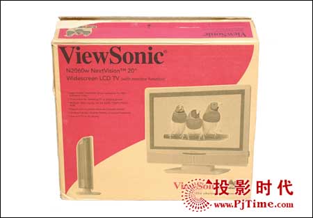 優派N2060w液晶電視外觀