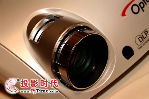 奧圖碼HD80家用投影機之投影鏡頭特寫