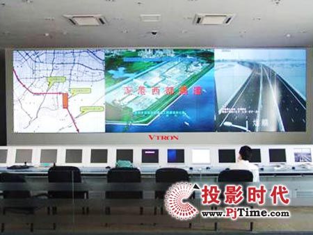 威創DLP數字拼接顯示系統應用深港西部通道