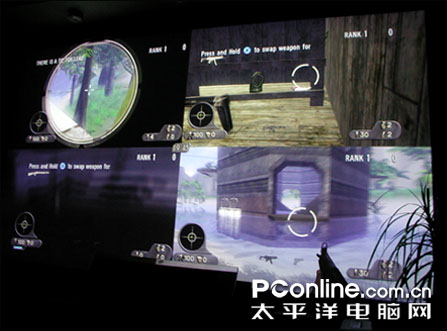 日立PJ-TX300投影機實際畫面