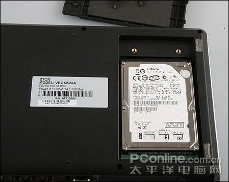 世紀龍VBOX支持2.5英寸硬盤