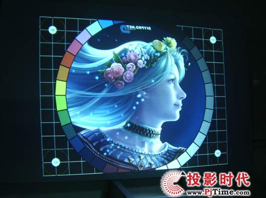 DIY投影機看看亮度和對比度效果吧
