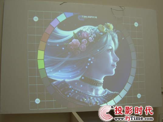 DIY投影機看看亮度和對比度效果吧