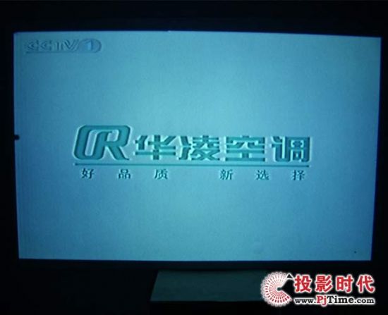 DIY投影機TV電視投影效果圖