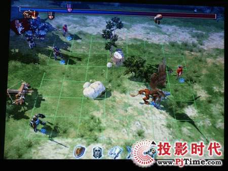 點擊放大，明基MP512ST電腦3D游戲效果