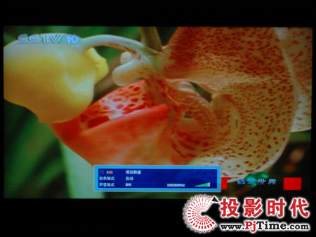 點擊放大,TCL液晶電視DTL42E9FQ模擬電視效果