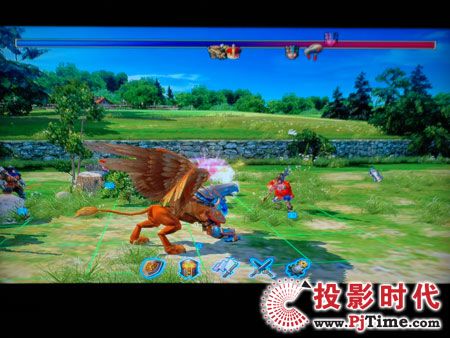 點擊放大,TCL液晶電視DTL42E9FQ電腦3d游戲效果