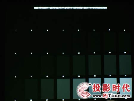 明基MP512ST灰階效果和抗噪能力