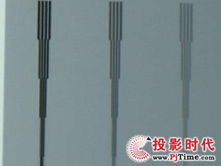 明基MP512ST抗鋸齒測試和解析力
