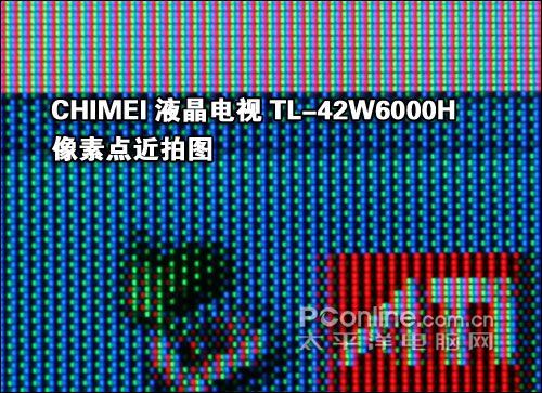 CHIMEI液晶電視42W6000H像素點近拍 CHIMEI液晶電視42W6000H像素點近拍