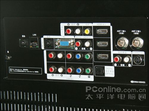 三星液晶電視LA46A850S1F主接口區