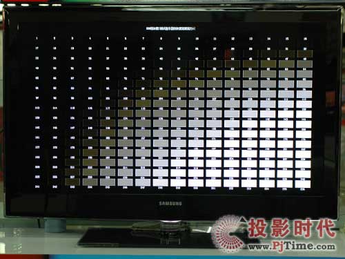 三星UA40B6000VF液晶電視:灰階對比度測試