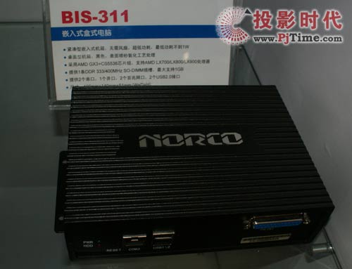 華北工控AMD GX級嵌入式準系統BIS-311