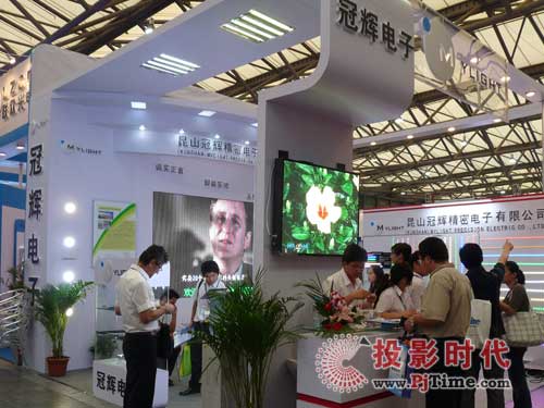 冠輝電子亮相上海國際廣告技術設備展