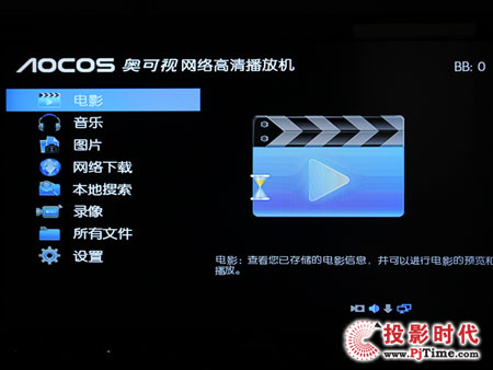 奧可視HD100網絡高清播放機