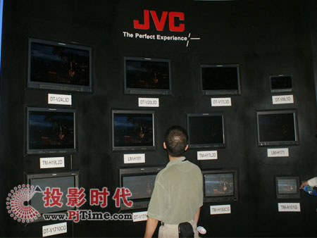 JVC展示液晶監視器