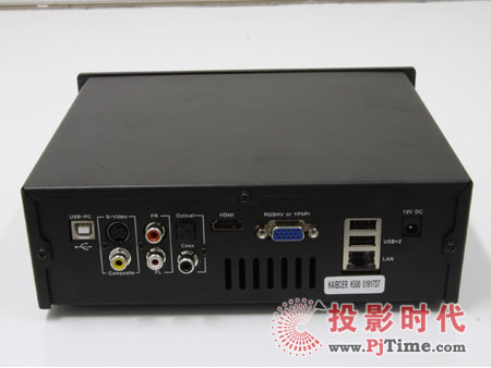 開博爾K500背部接口