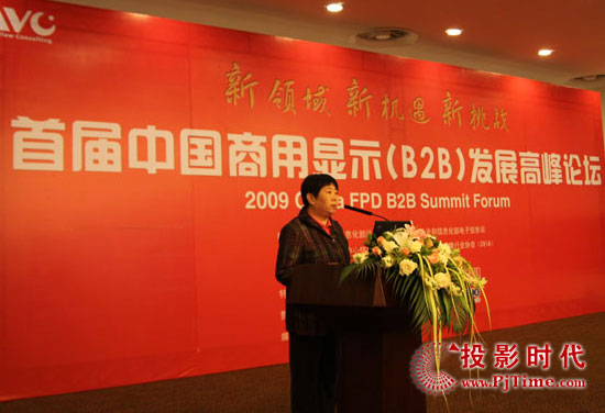 首屆中國商用顯示(B2B)發(fā)展高峰論壇正式開幕