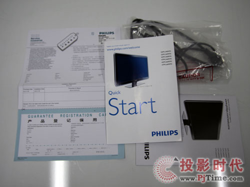 平民版流光溢彩飛利浦42PFL6609/93液晶電視評測附件和細節(jié)