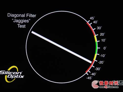 宏碁H5360投影機抗鋸齒性能評測
