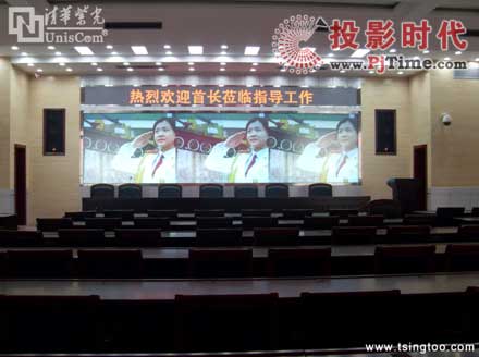 紫光大屏幕應用于河南駐馬店某軍區