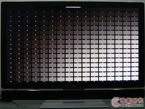 TCL L46X10FDE液晶電視:灰階對比度測試