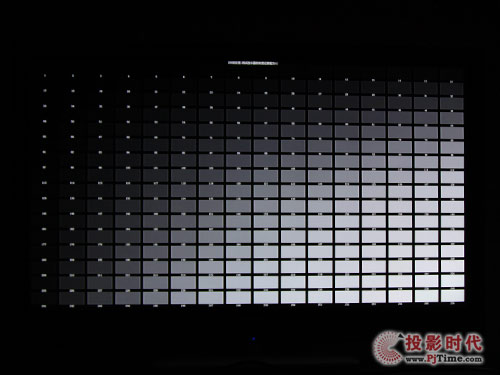創維42LED10液晶電視:灰階對比度測試