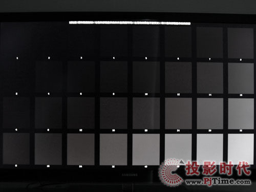 三星UA55B8000色彩與對(duì)比度測(cè)試