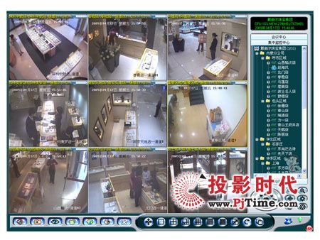 安格視視頻監控駐進戴儷爾飾品店