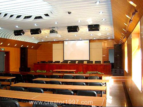 CREATOR快捷中控系統應用于山東淄博職業學院禮堂