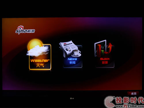 互聯(lián)網功能界面