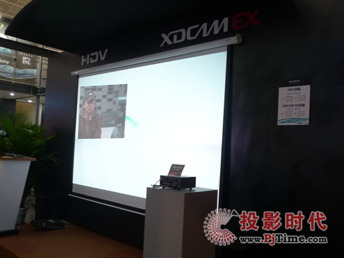索尼展位