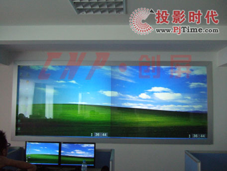 CNP—?jiǎng)?chuàng)屏背投玻璃硬屏讓城市的腳步進(jìn)入安全地段
