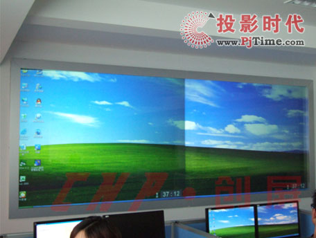 CNP—?jiǎng)?chuàng)屏背投玻璃硬屏讓城市的腳步進(jìn)入安全地段