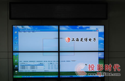 上海菱博液晶拼接大屏幕應用于北京海淀區政府
