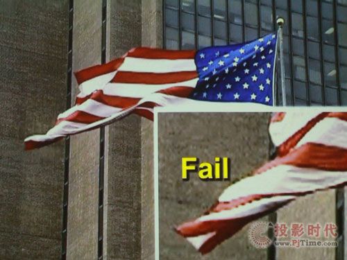 飄揚的旗幟投影實拍