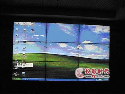 山西介休錦源大酒店采用仙視電子液晶拼墻