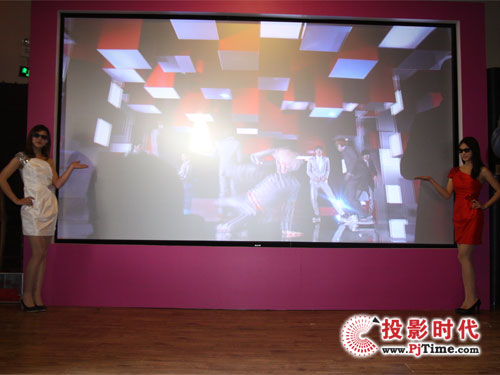 LG CF3DA投影機(jī)3D畫面