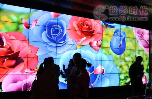 杰思創在InfoComm展新穎大屏拼接墻