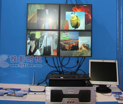 杰思創在InfoComm展新穎大屏拼接墻