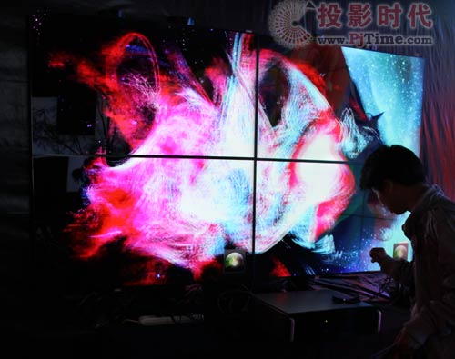 杰思創在InfoComm展新穎大屏拼接墻