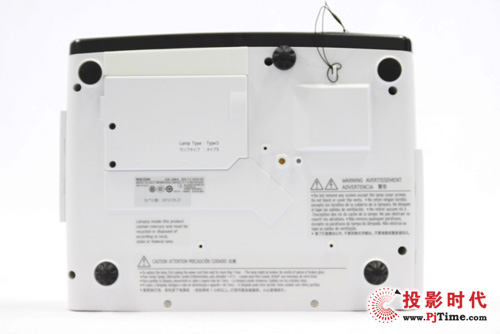 理光PJ WX5150底部