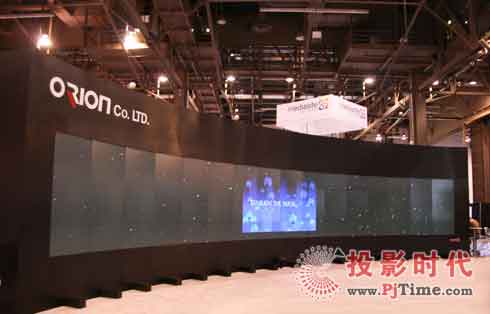 歐麗安12*4超大PDP拼接墻現(xiàn)身美國infoComm