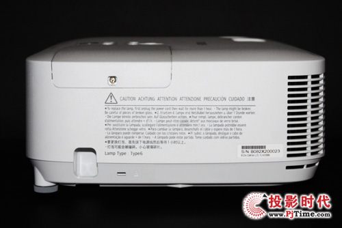 理光PJ WX5350N側面