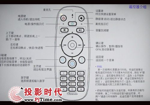遙控器使用說明