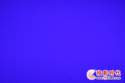 藍色投影實拍