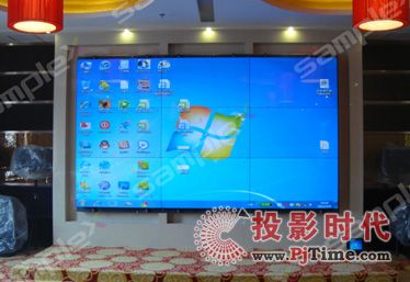 賽普科技60寸等離子無縫拼接單元閃耀內蒙古大草原