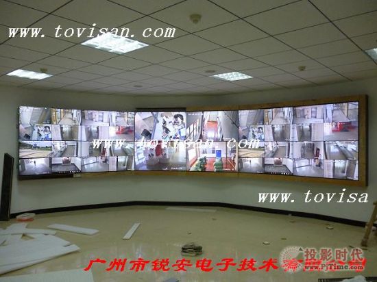 55寸液晶拼接-廣州市銳安電子技術有限公司案例