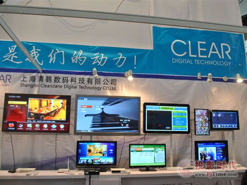 清鶴數碼攜多款產品亮相數字標牌展