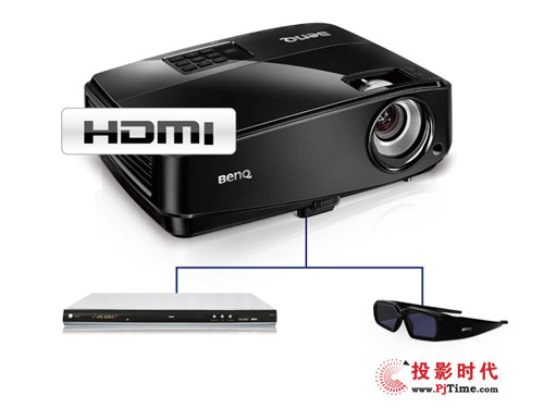 藍光3D高清寬屏 明基MW519一機三用